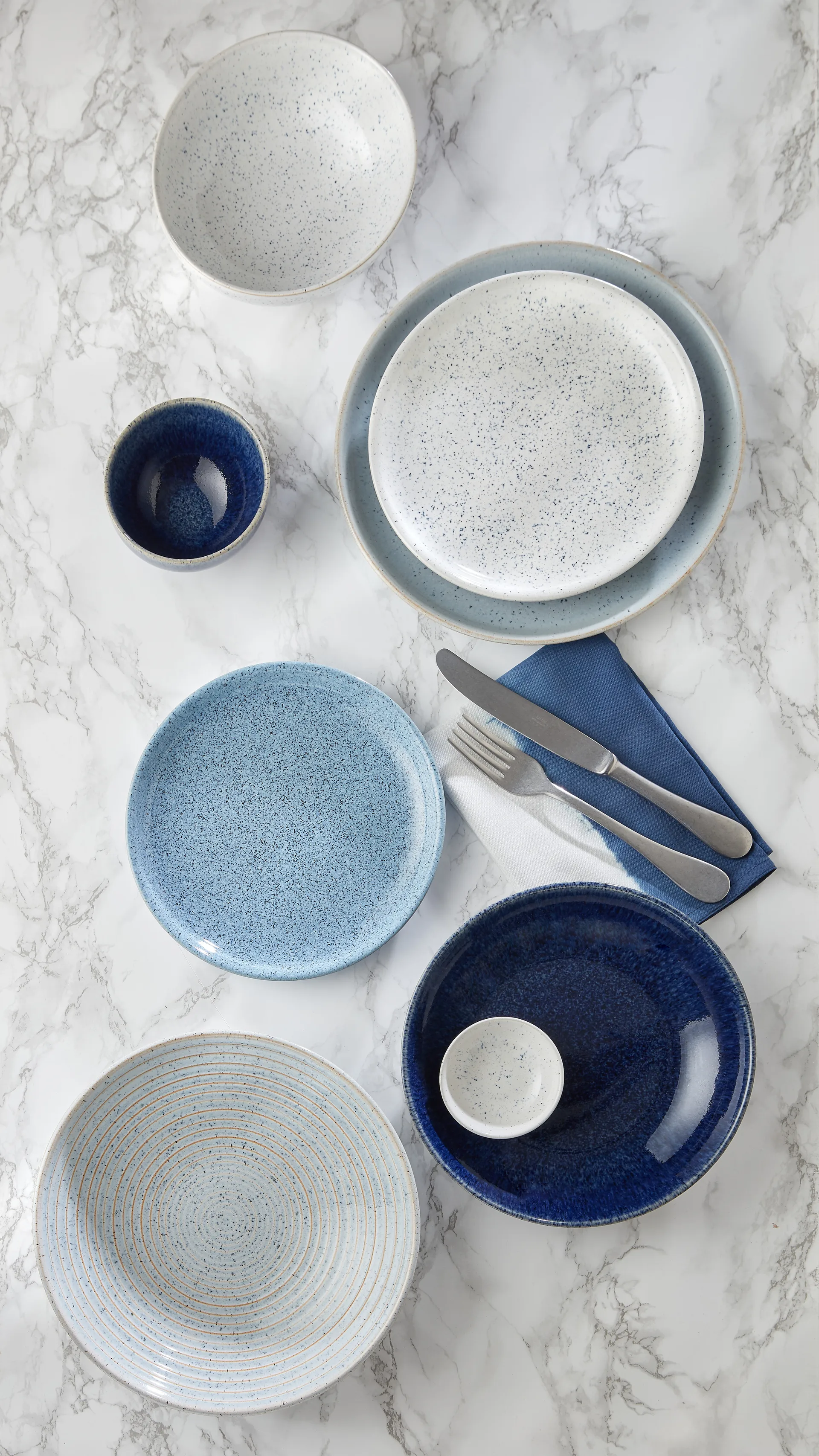 Μπλε μικρό πιάτο Studio 17 εκ, Σκούρο γκρι Denby