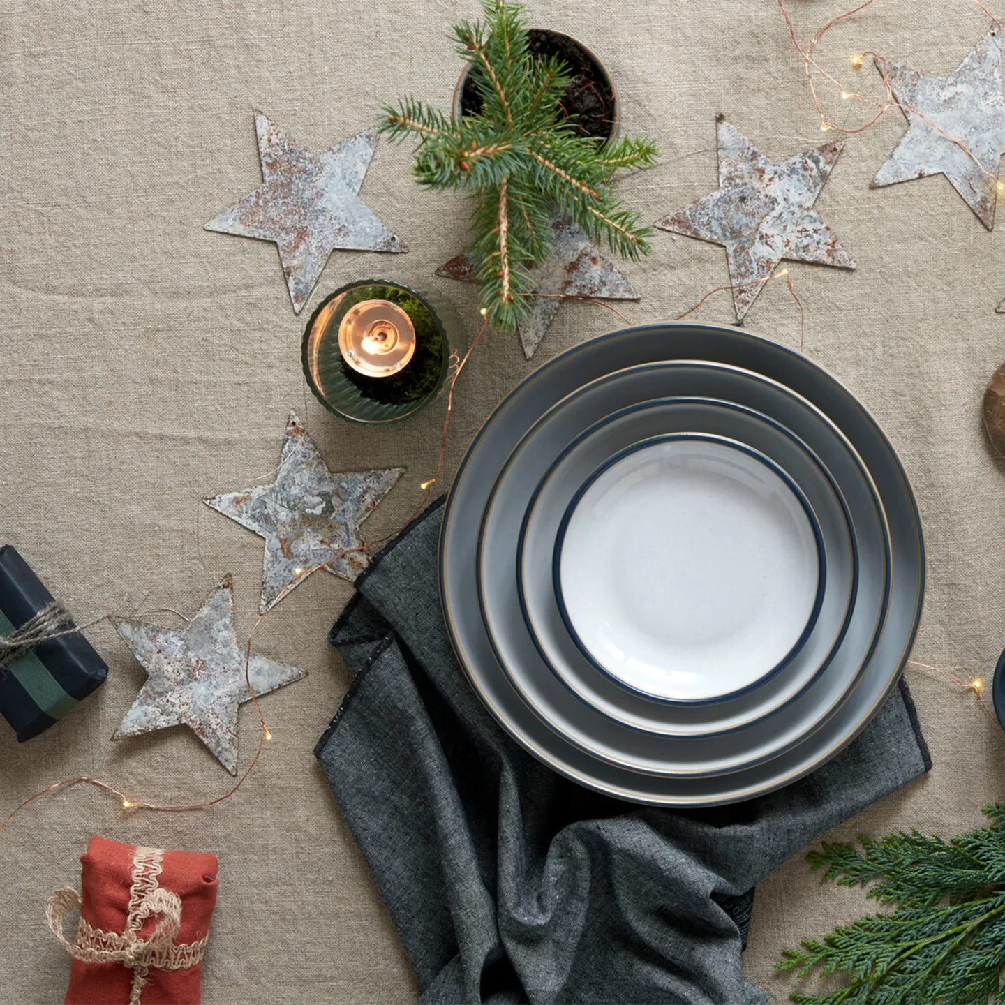 Μπολ γκρι Studio 20,5 εκ, Γρανίτης Denby