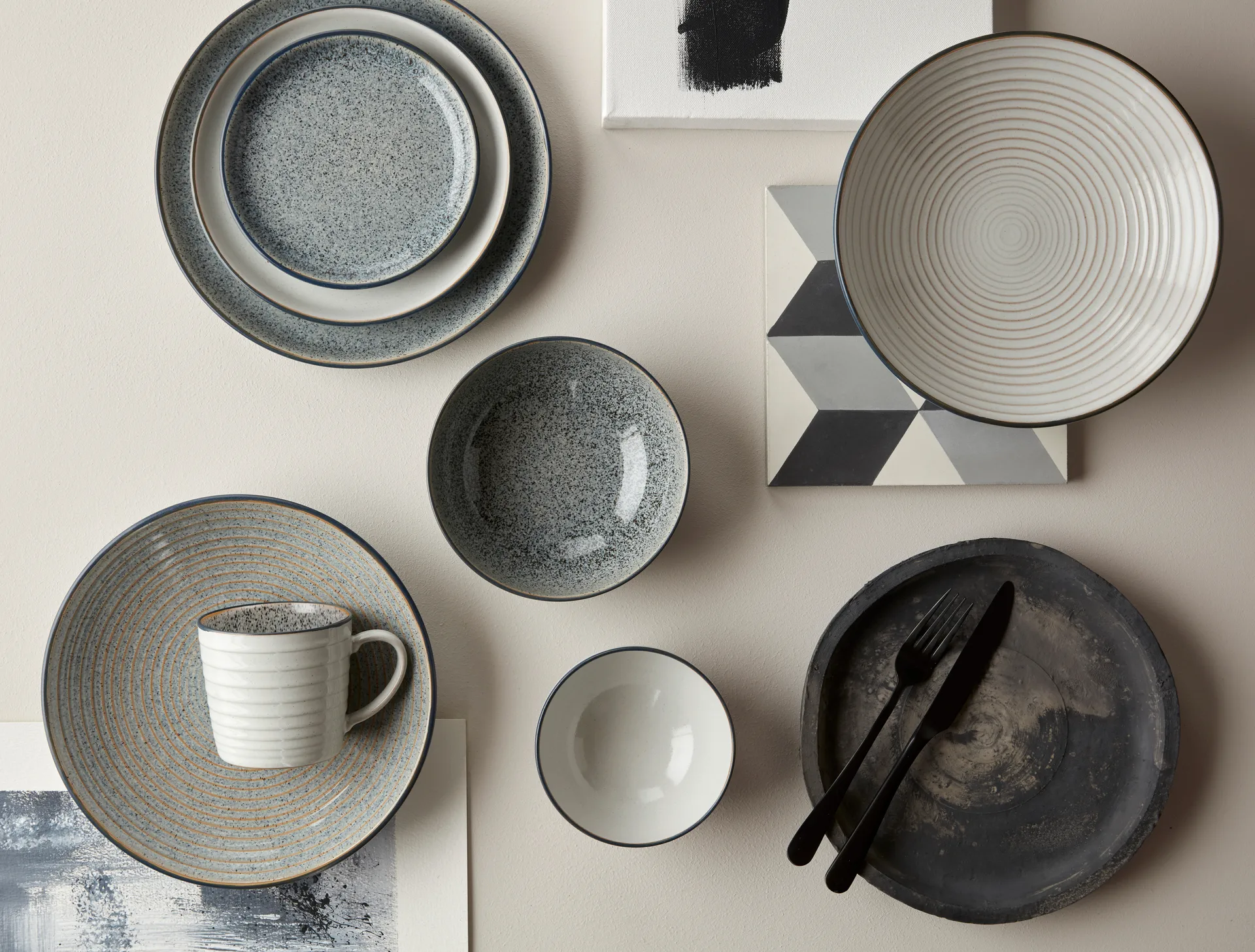 Μπολ γκρι Studio 20,5 εκ, Γρανίτης Denby