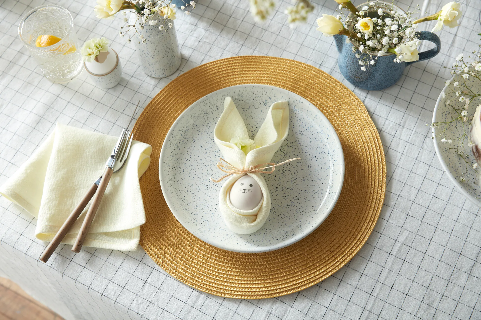 Μπλε ρηχό πιάτο Studio 21 εκ, Κιμωλία Denby