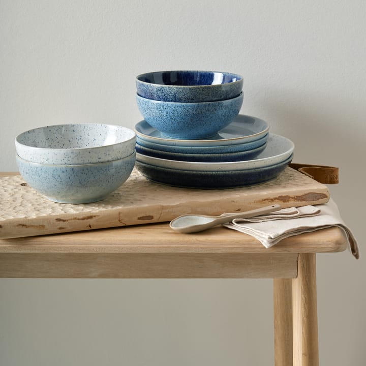 Μπλε ρηχό πιάτο Studio 26 εκ, Κιμωλία Denby