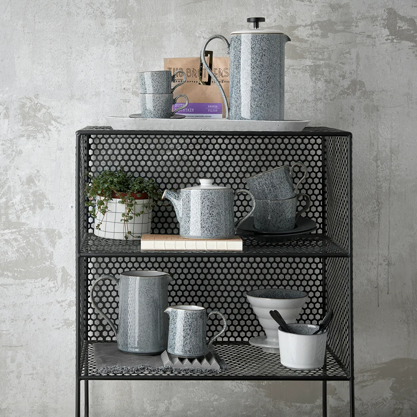 Τσαγέρα, Studio Γκρι, 260 ml, γκρι Denby