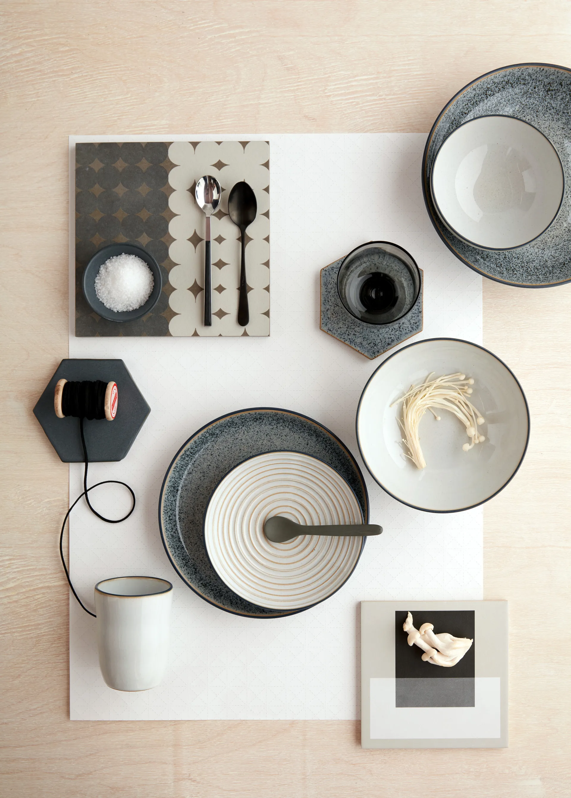 Μπολ νουντλς Studio Grey 17,5 εκ, Γρανίτης Denby