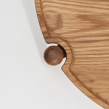 Aria τραπεζάκι σαλονιού Ø90 cm - Δρυς 30 εκ - Design House Stockholm