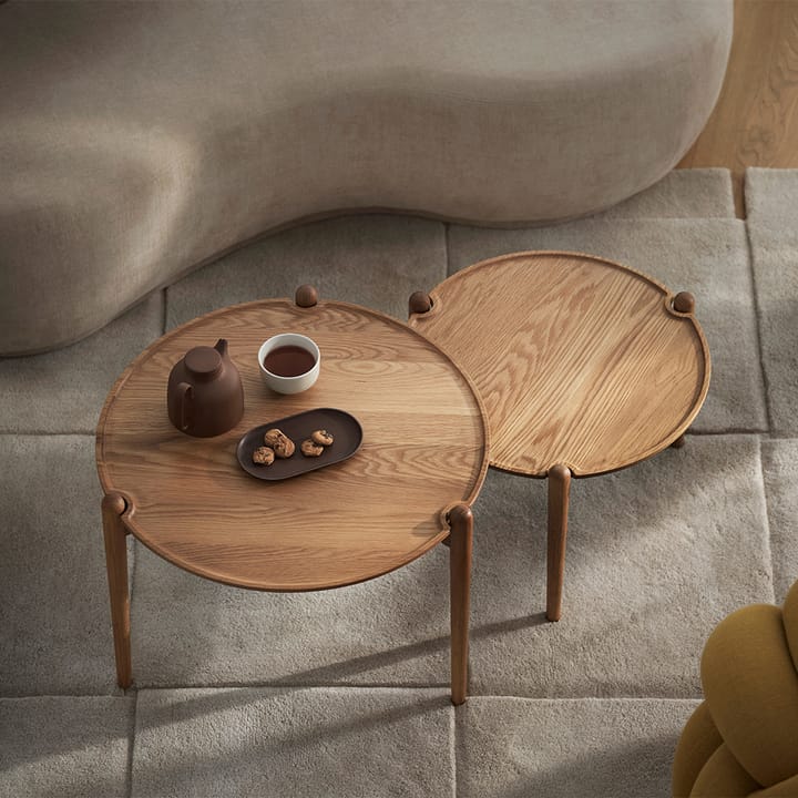 Aria τραπεζάκι σαλονιού Ø90 cm, Δρυς 30 εκ Design House Stockholm