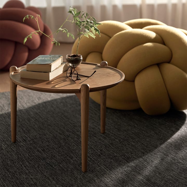 Aria τραπεζάκι σαλονιού Ø90 cm, Δρυς 30 εκ Design House Stockholm