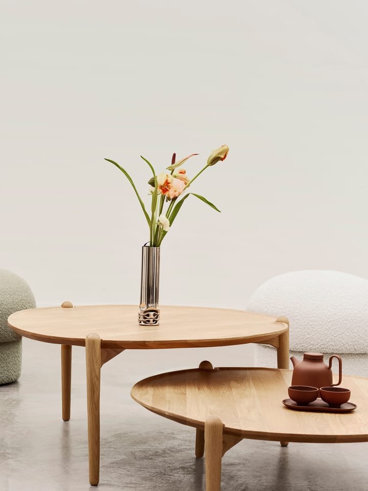 Aria τραπεζάκι σαλονιού Ø90 cm, Δρυς 42,5 εκ. Design House Stockholm