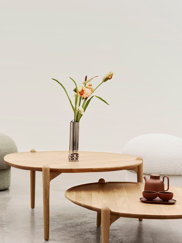 Aria τραπεζάκι σαλονιού Ø90 cm, Δρυς 42,5 εκ. Design House Stockholm