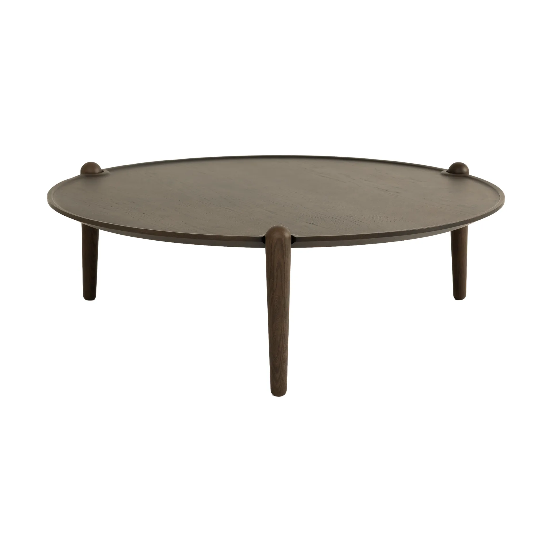 Aria τραπεζάκι σαλονιού, Σκούρα δρυς, Ø90x30 εκ. Design House Stockholm
