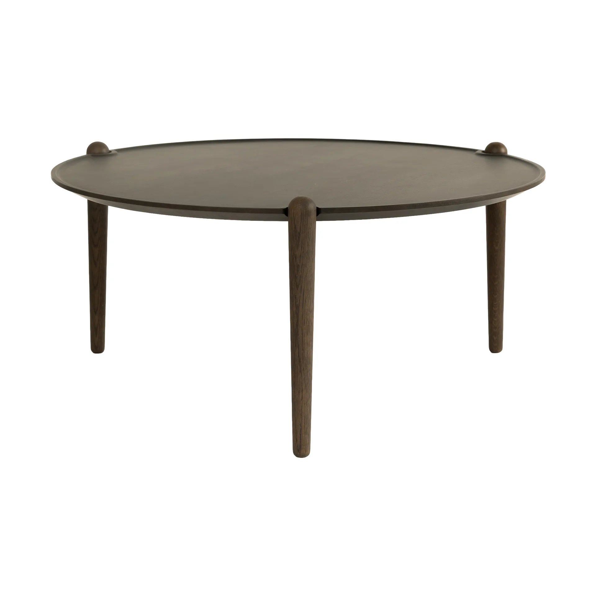 Aria τραπεζάκι σαλονιού, Σκούρα δρυς, Ø90x42,5 εκ. Design House Stockholm