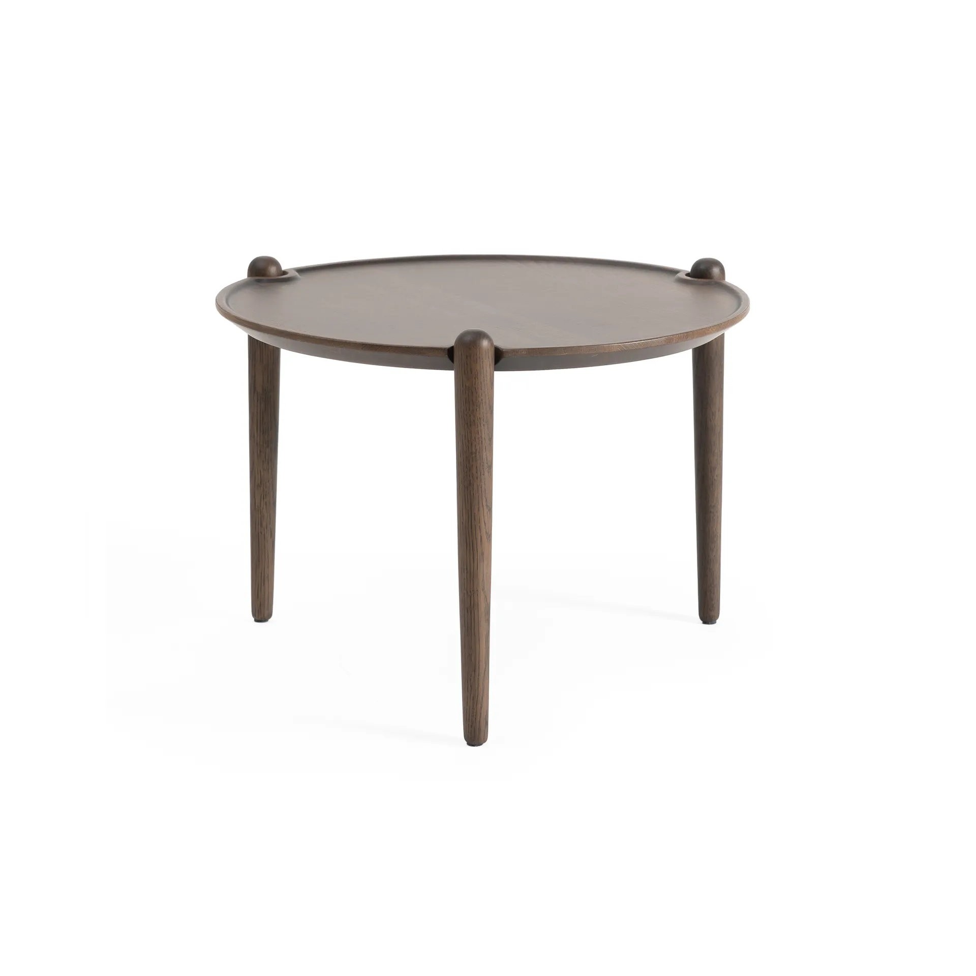 Aria τραπεζάκι σαλονιού, Dark oak, Ø50x37 cm Design House Stockholm