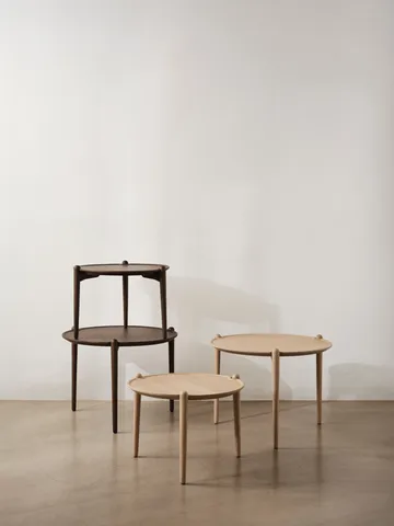 Aria τραπεζάκι σαλονιού - Dark oak, Ø50x37 cm - Design House Stockholm