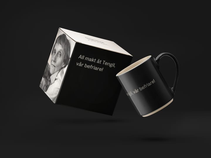 Astrid Lindgren κούπα 'All makt åt Tengil', Σουηδικό κείμενο Design House Stockholm