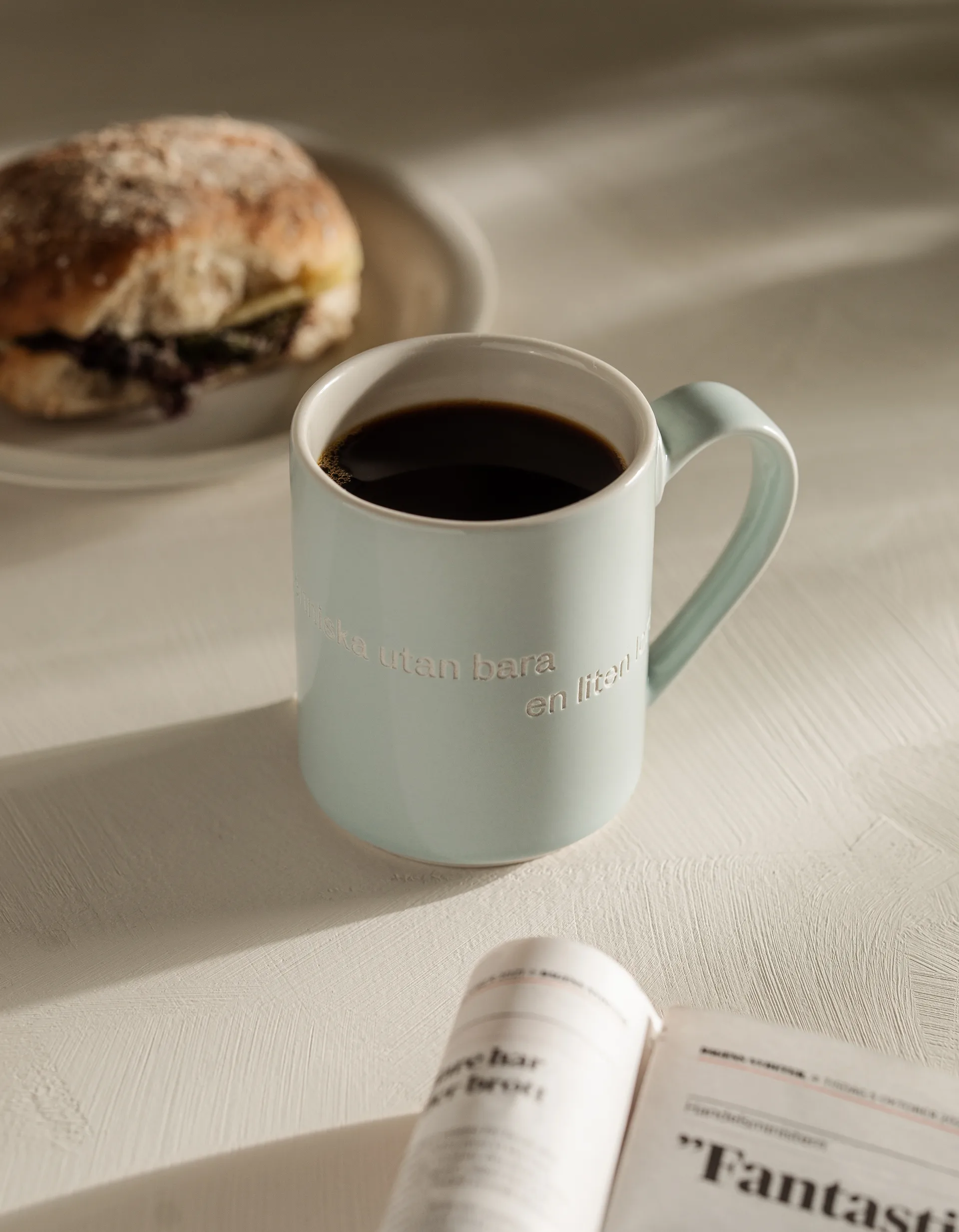 Astrid Lindgren κούπα. annars är man ingen människa, Σουηδικό κείμενο Design House Stockholm