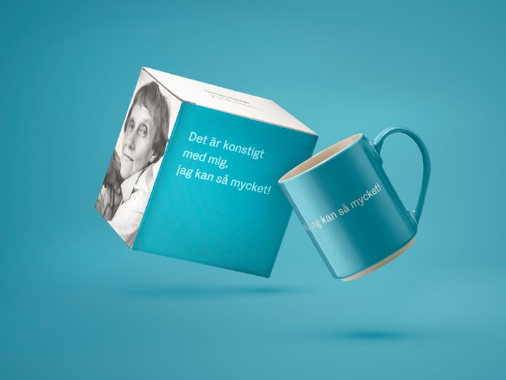 Astrid Lindgren κούπα 'Det är konstigt med mig…', Σουηδικό κείμενο Design House Stockholm