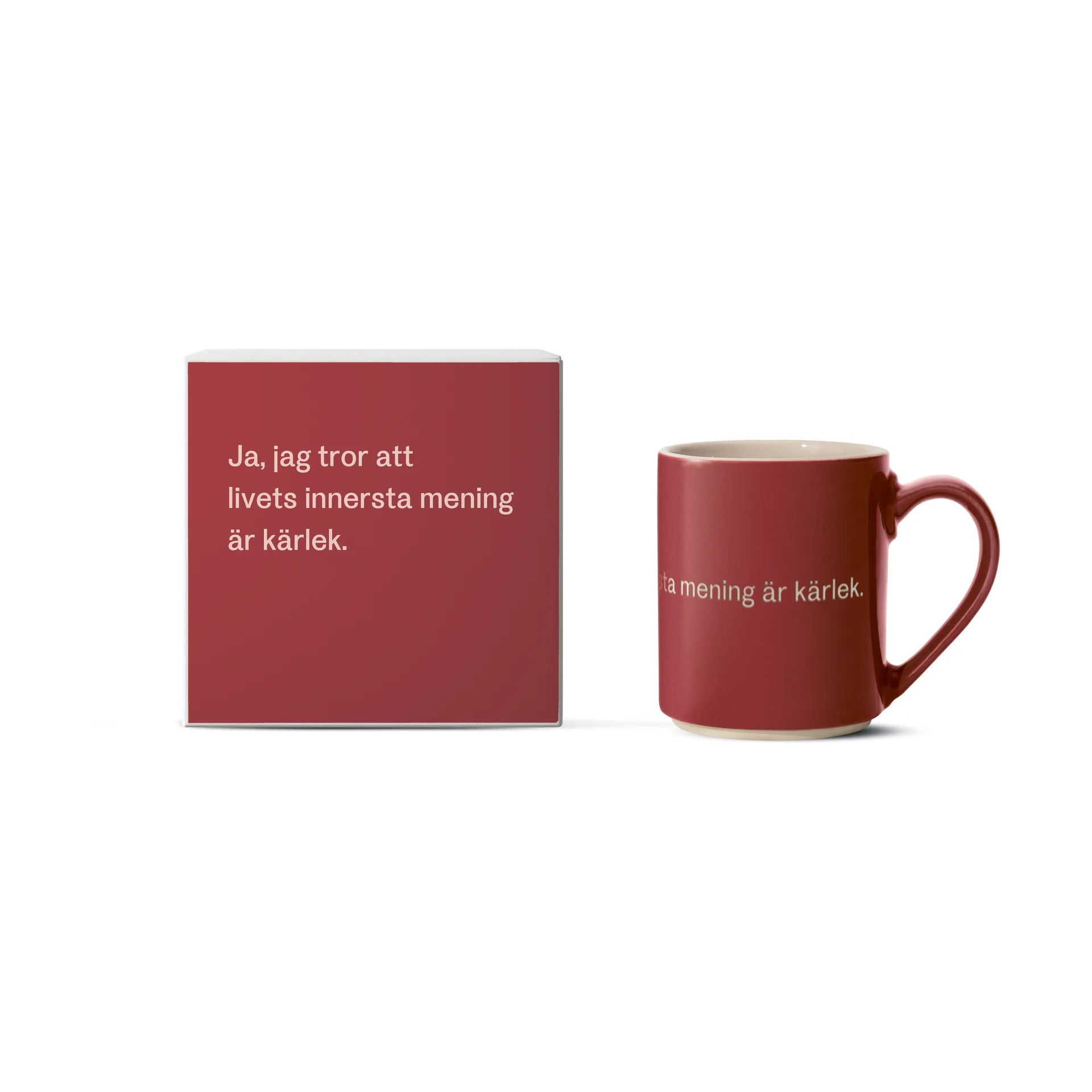Κούπα Astrid Lindgren, ja, jag tror att livets…, Σουηδικό κείμενο Design House Stockholm