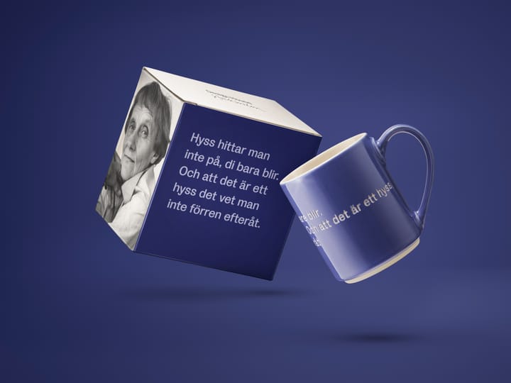 Astrid Lindgren κούπα, S'not something you plan, μπλε-σουηδικά Design House Stockholm