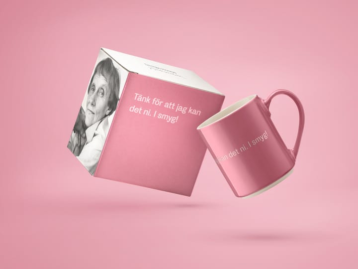 Astrid Lindgren κούπα, Tänk for att jag kan…, Σουηδικό κείμενο Design House Stockholm