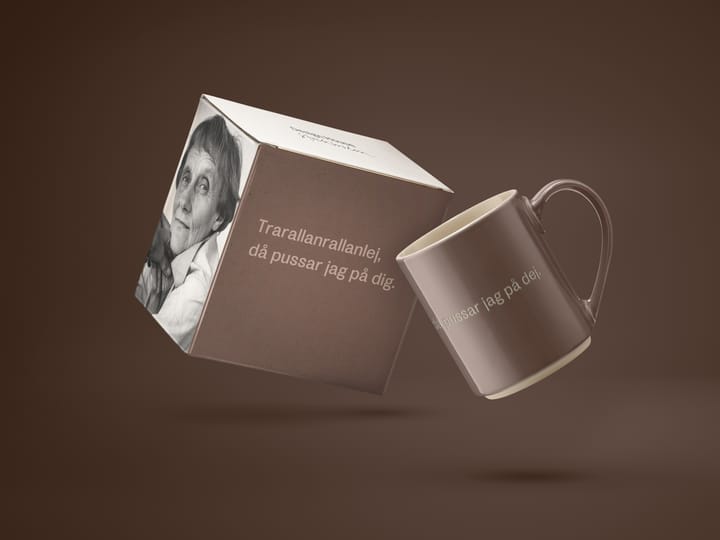 Astrid Lindgren κούπα Trarallanrallanlej, Σουηδικό κείμενο Design House Stockholm