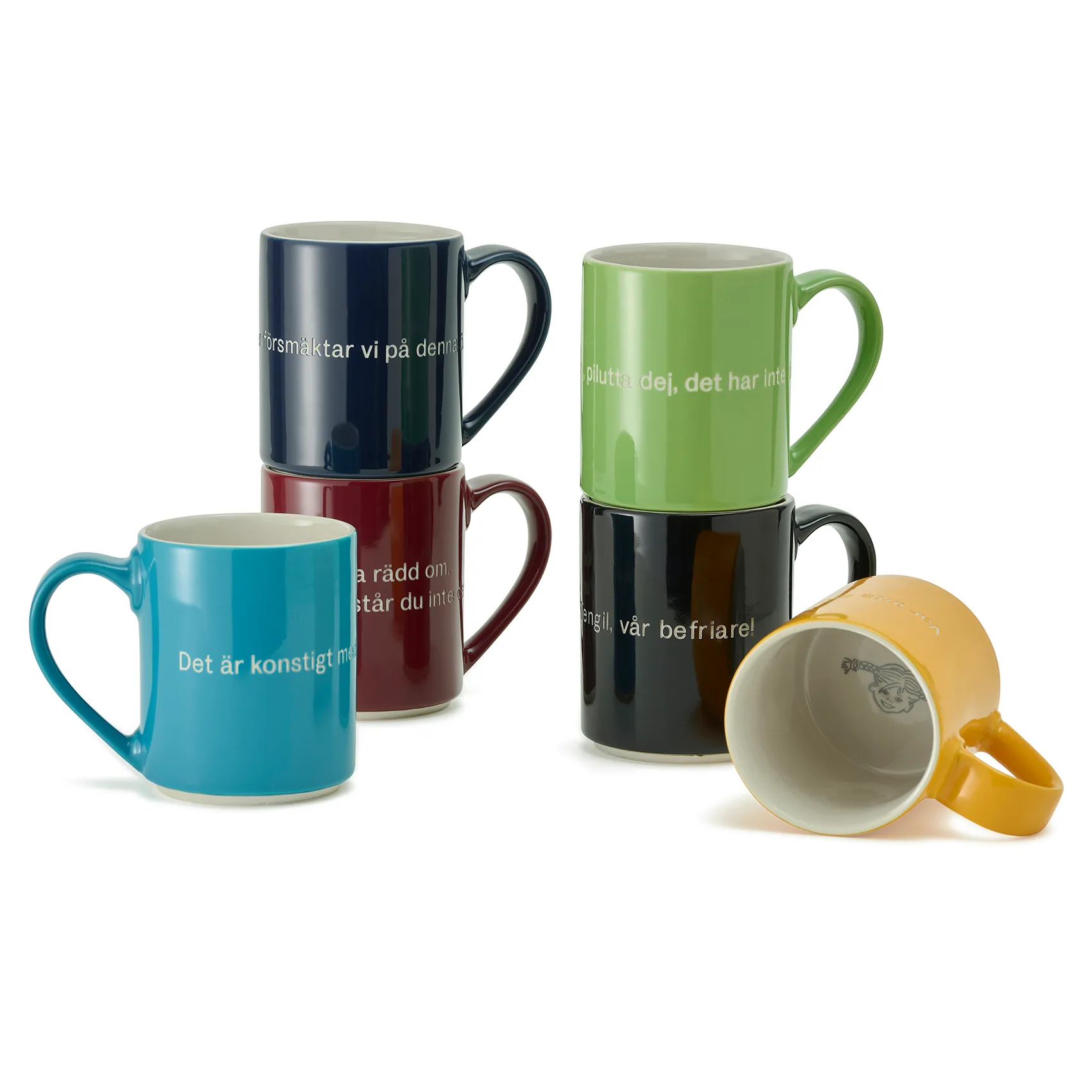 Astrid Lindgren κούπα Utan snus, Σουηδικό κείμενο Design House Stockholm