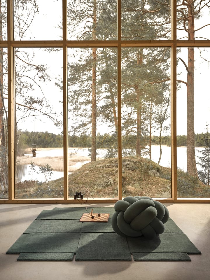 Basket χαλί πράσινο, 180x180 cm Design House Stockholm