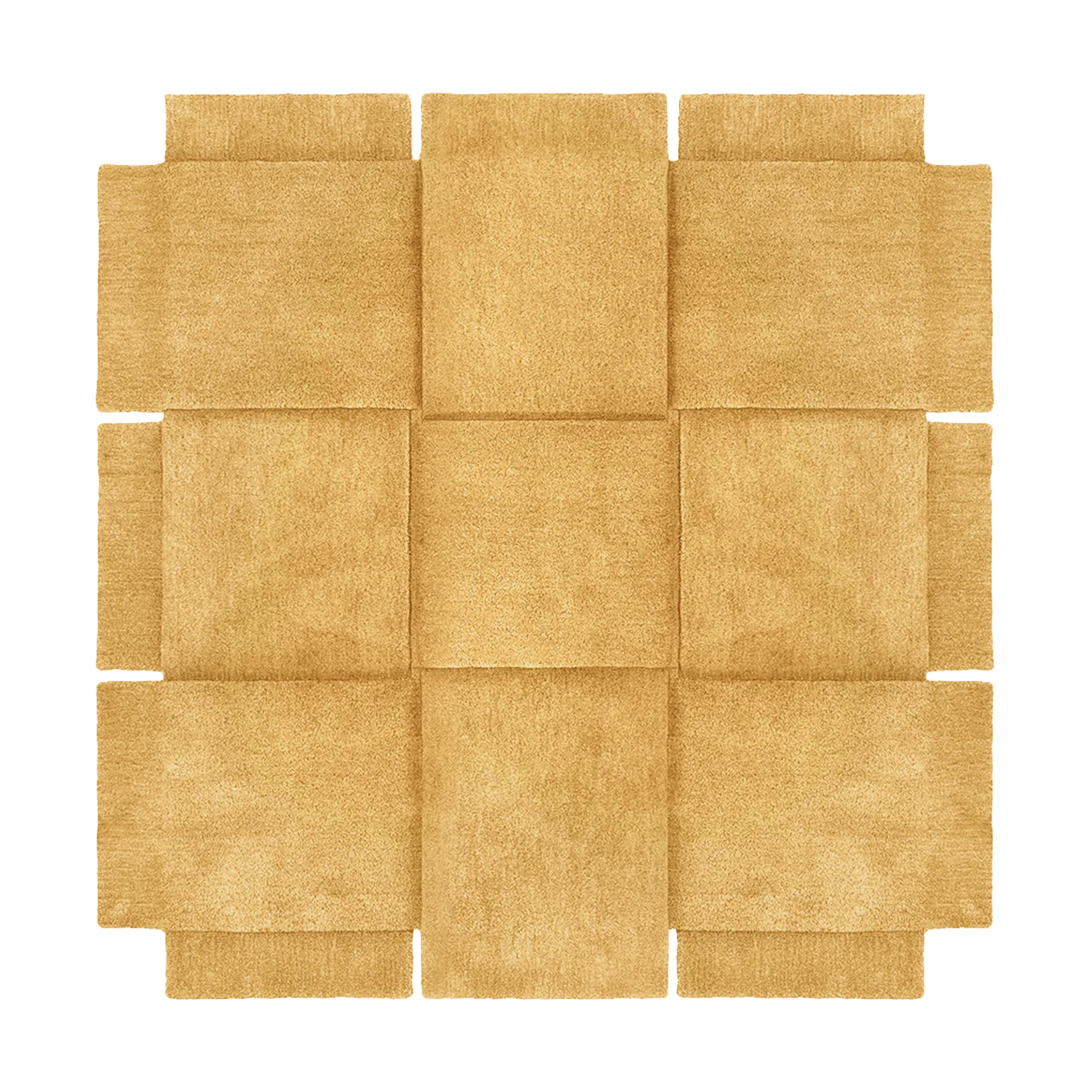 Basket χαλί yellow ochre, 180x180 εκ. Design House Stockholm