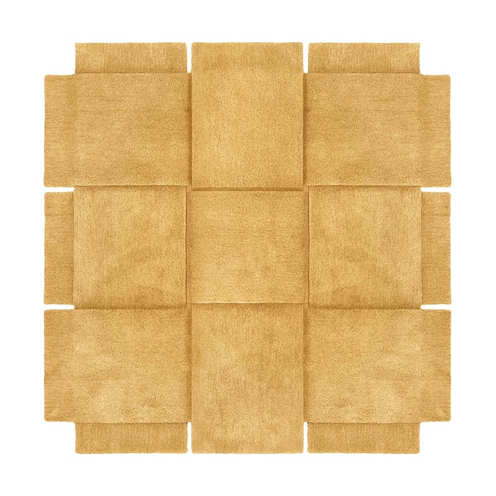 Basket χαλί yellow ochre - 180x180 εκ. - Design House Stockholm