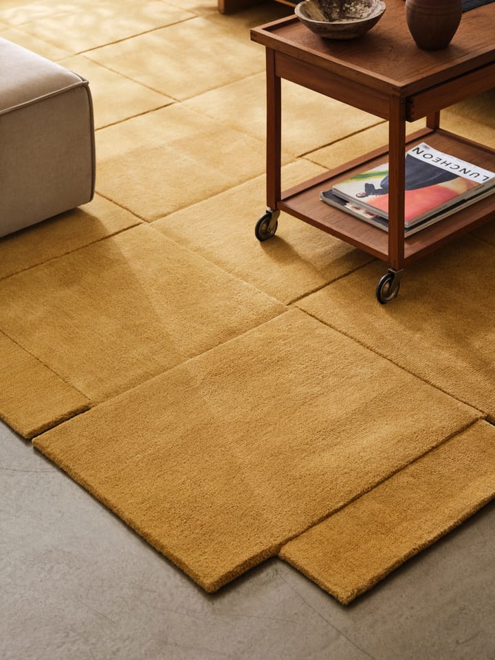 Basket χαλί yellow ochre, 180x180 εκ. Design House Stockholm