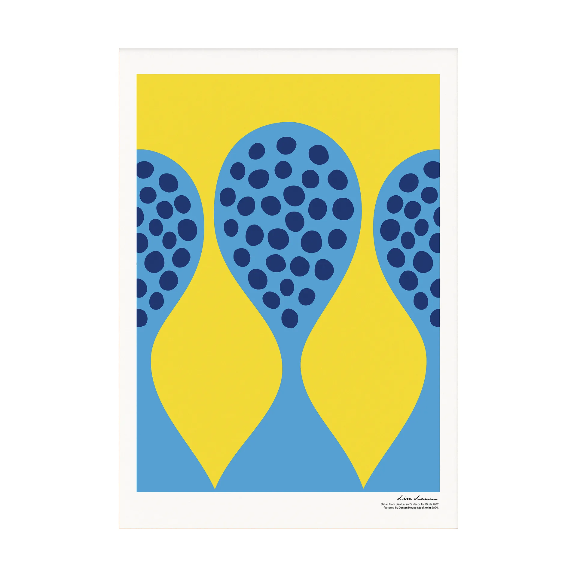 Αφίσα Birds 1967 50x70 cm, No. 5 Design House Stockholm