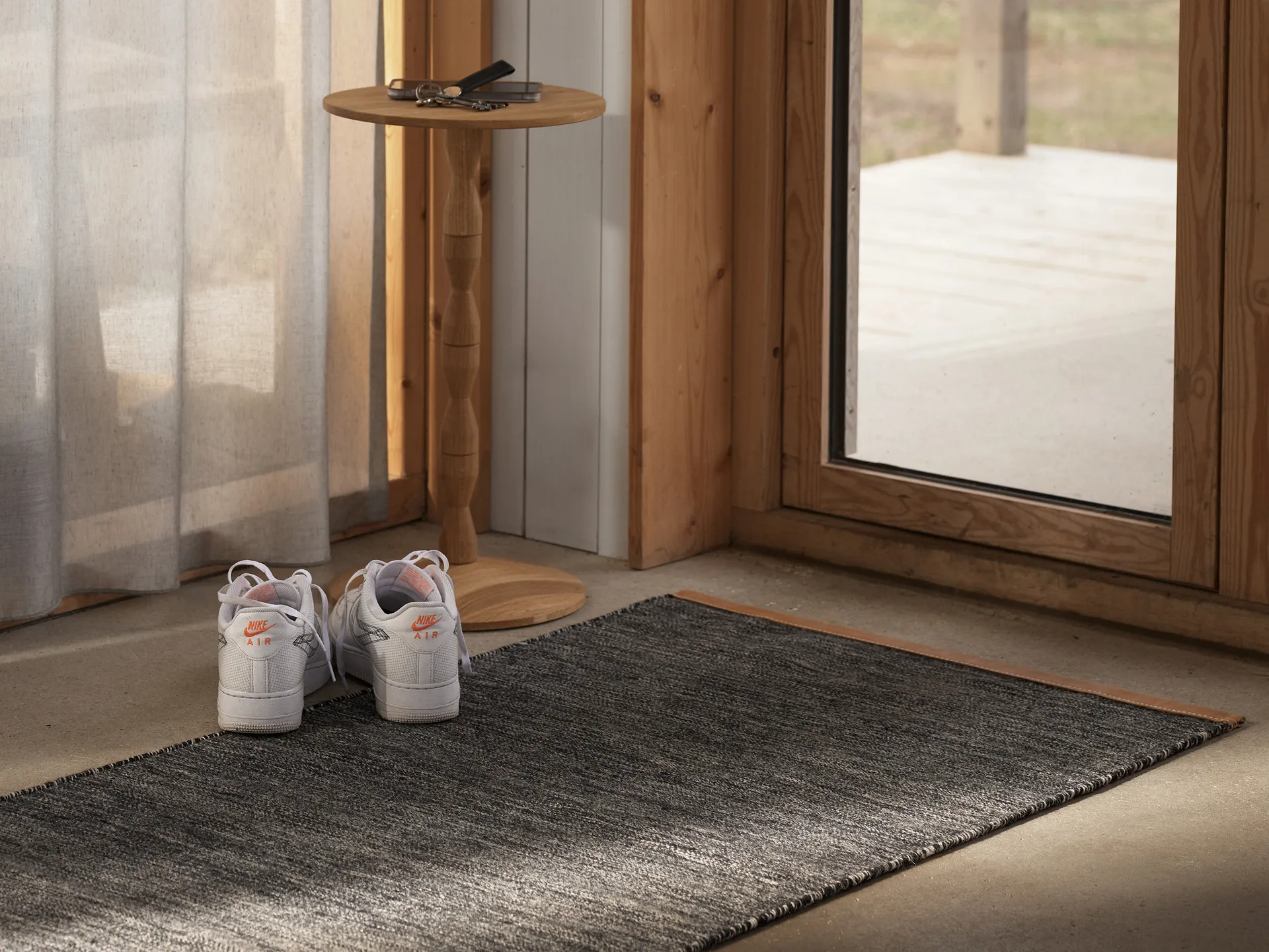 Björk χαλί σκούρο γκρι, 80x250 cm Design House Stockholm