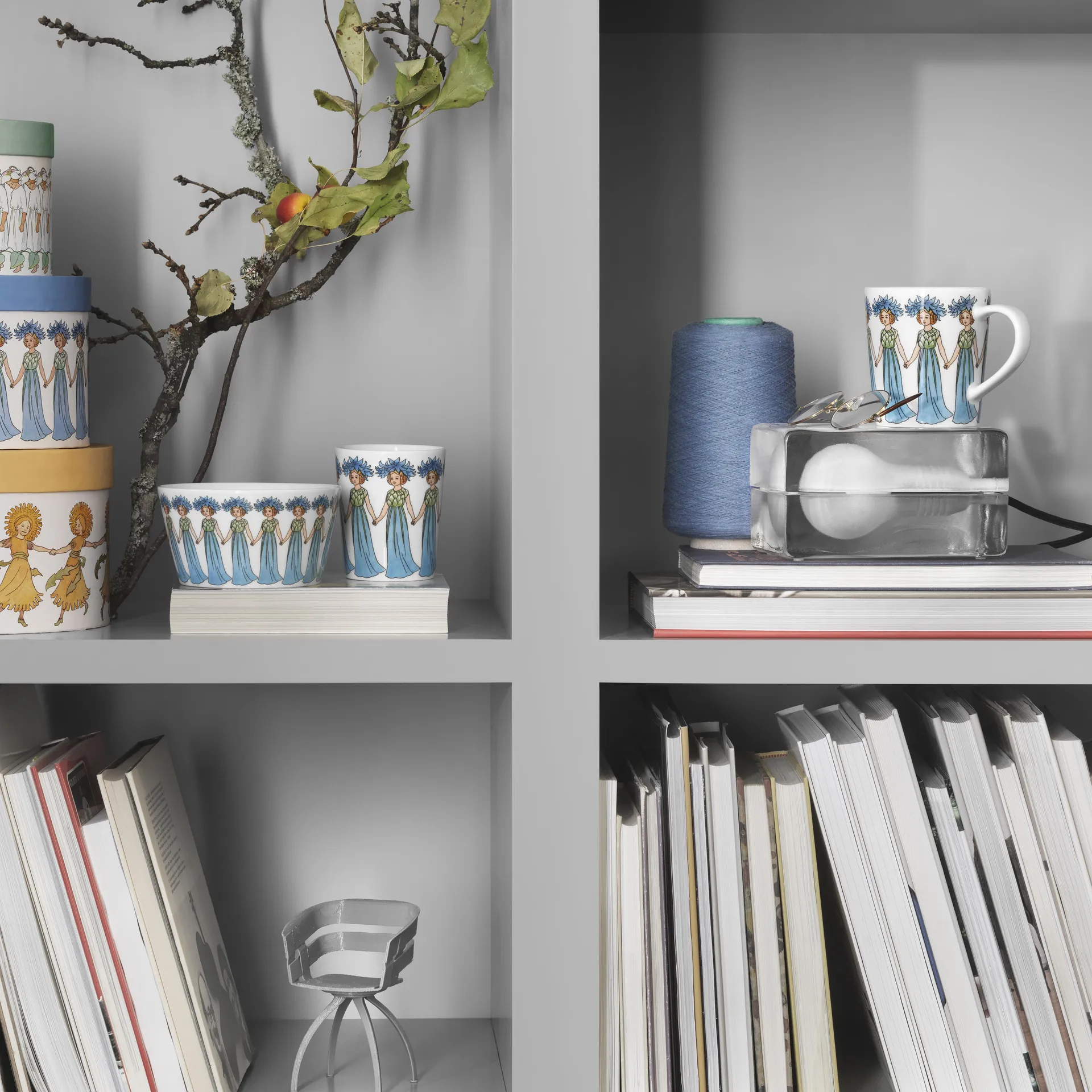 Blåklint κούπα με χερούλι, 40 cl Design House Stockholm