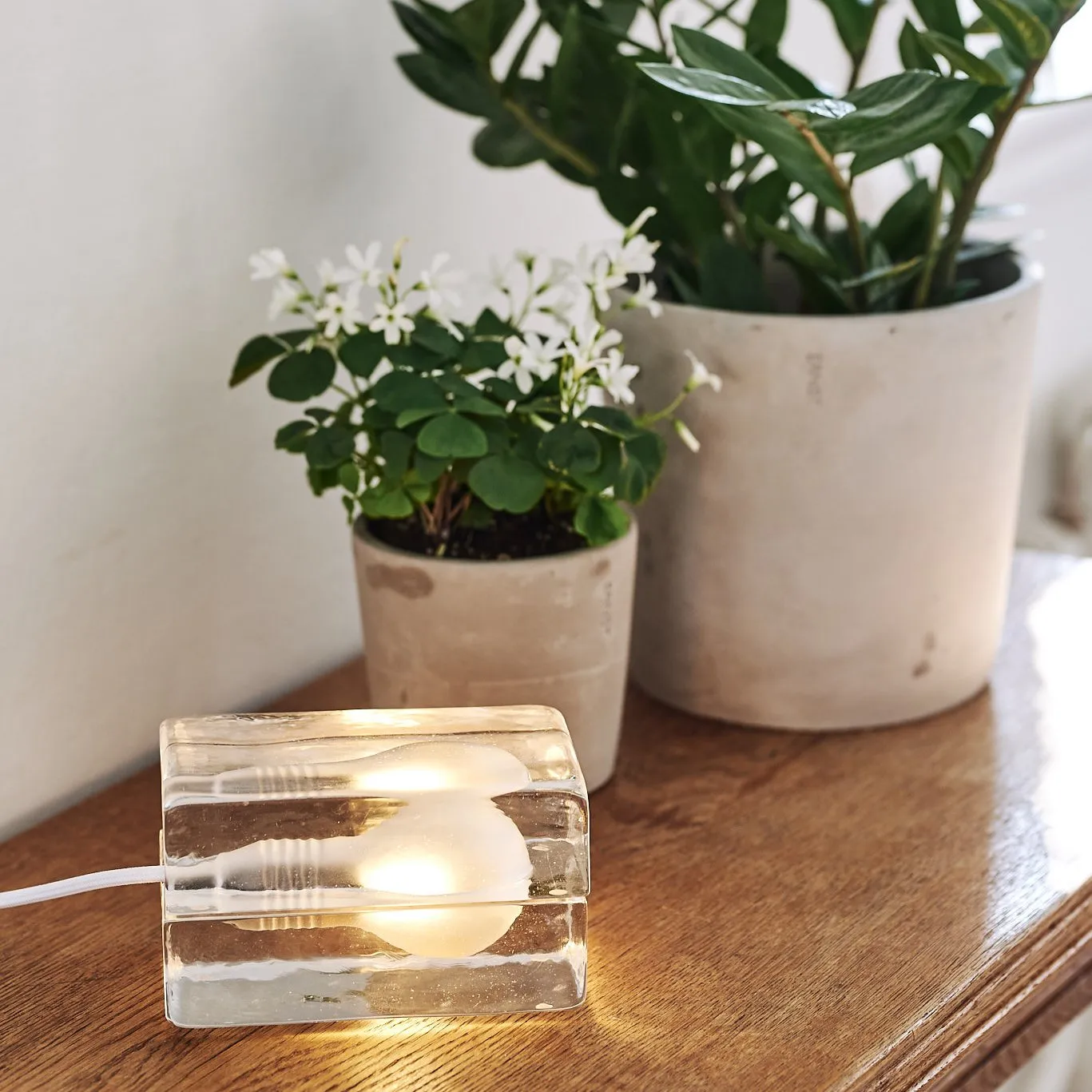 Block φωτιστικό, λευκό καλώδιο Design House Stockholm