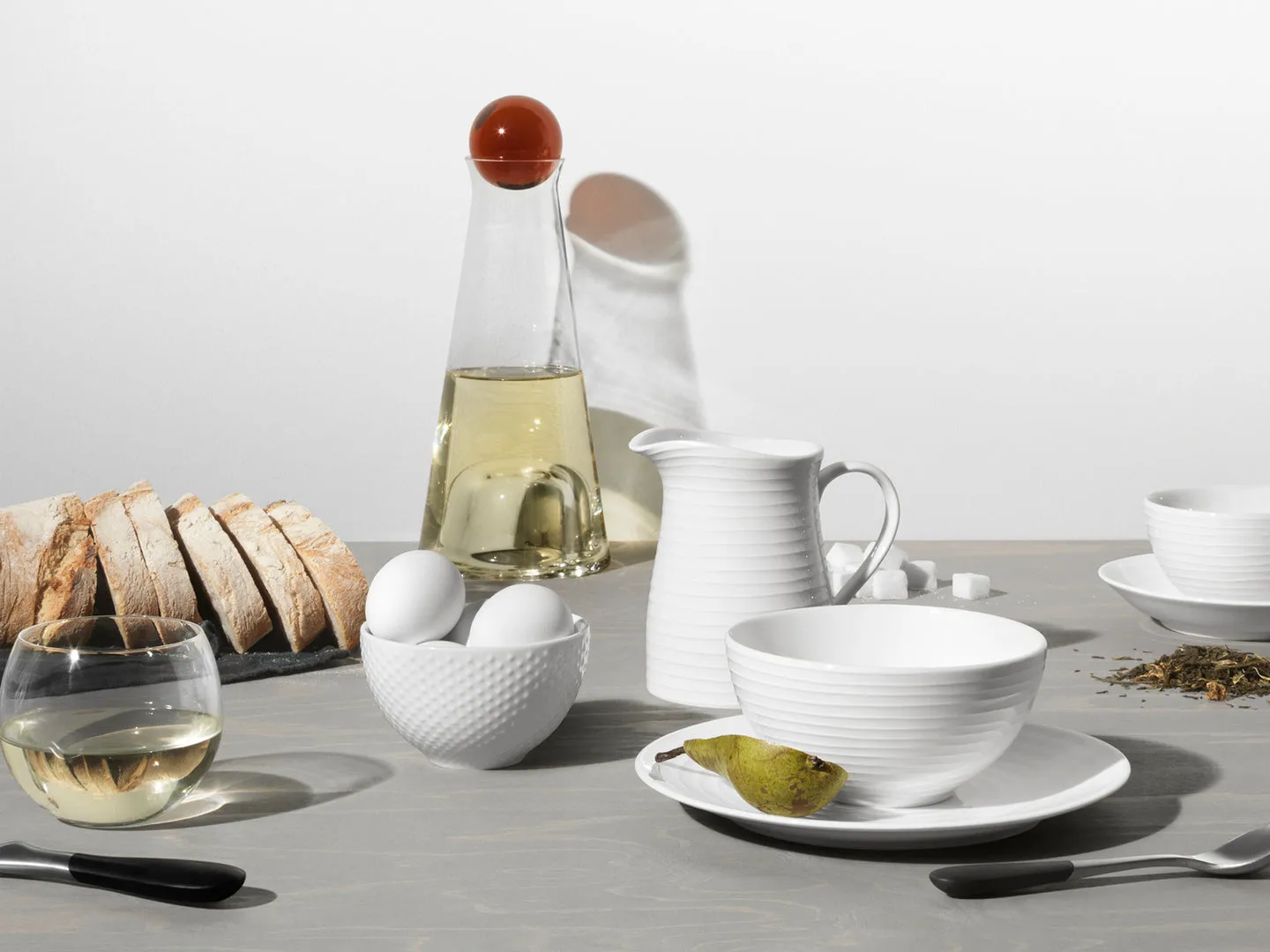 Blond μπολ μικρό 30 cl, λευκό ριγέ Design House Stockholm