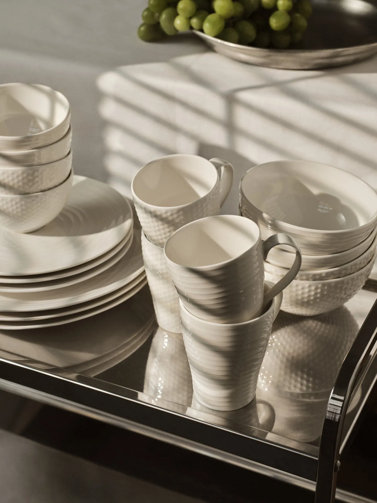 Blond μπολ πρωινού 60 cl, λευκό ριγέ Design House Stockholm