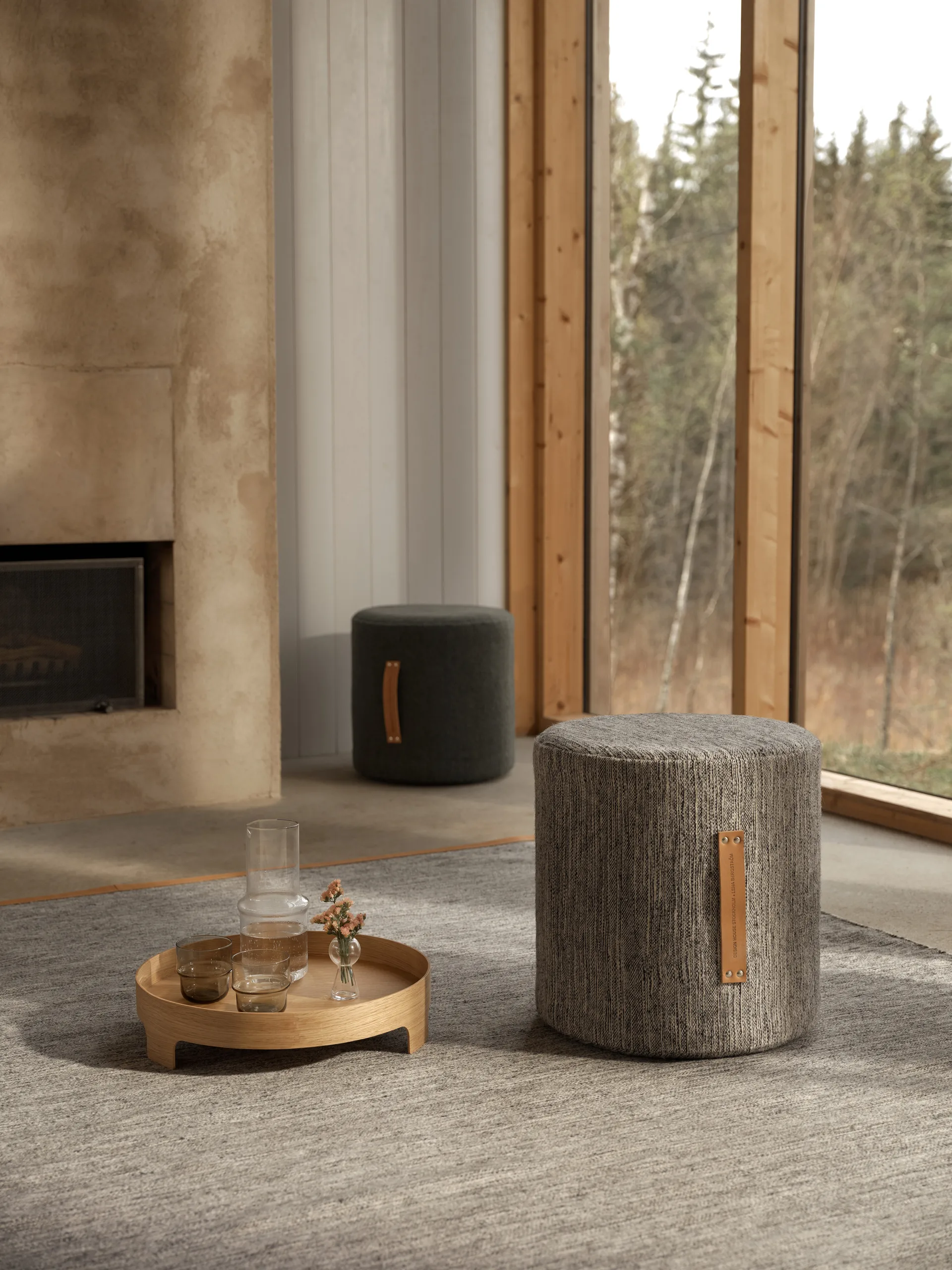 Bridge δίσκος, Δρυς, Ø42 cm Design House Stockholm