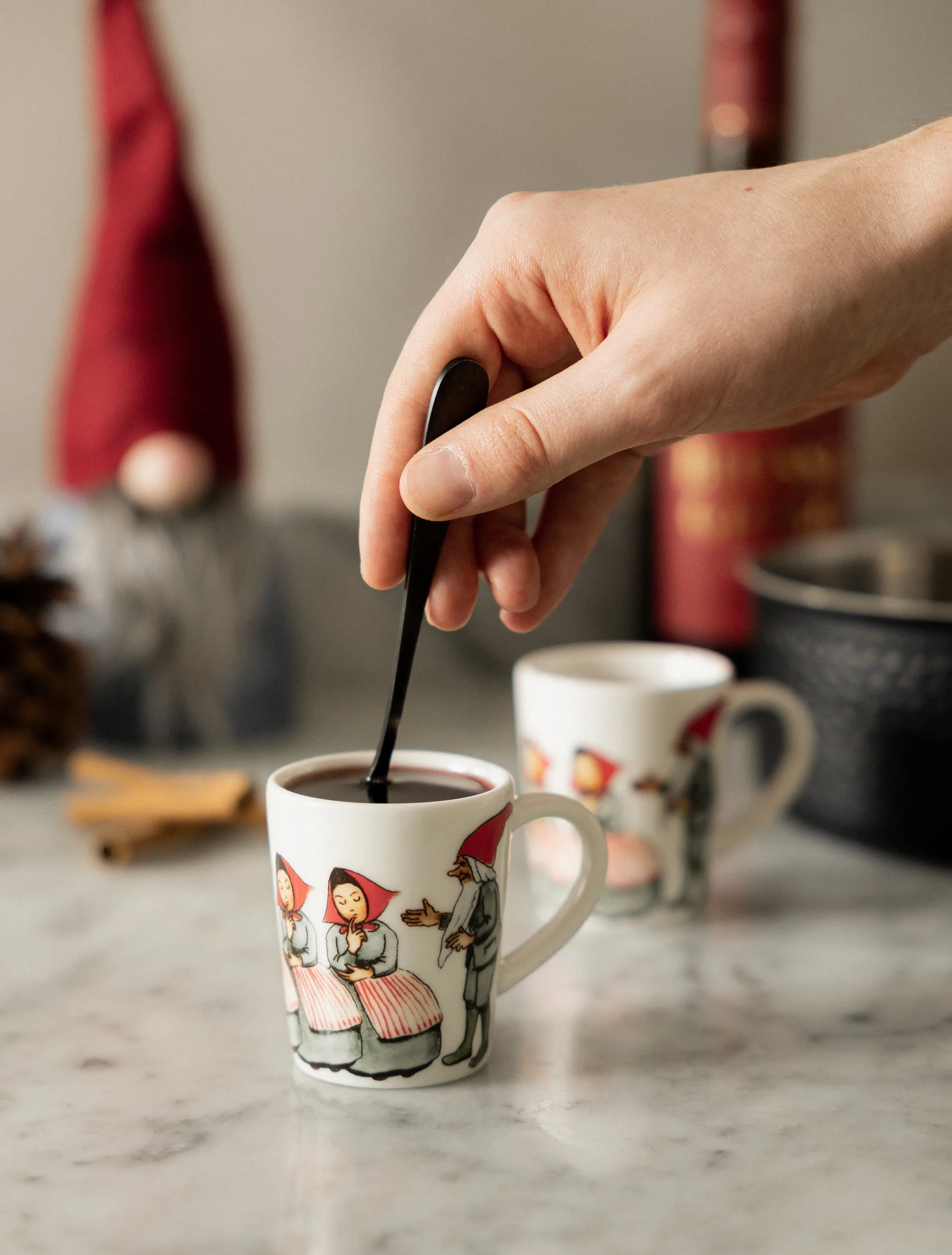 Elf Family glögg κούπα 2 τεμάχια, 10 cl Design House Stockholm