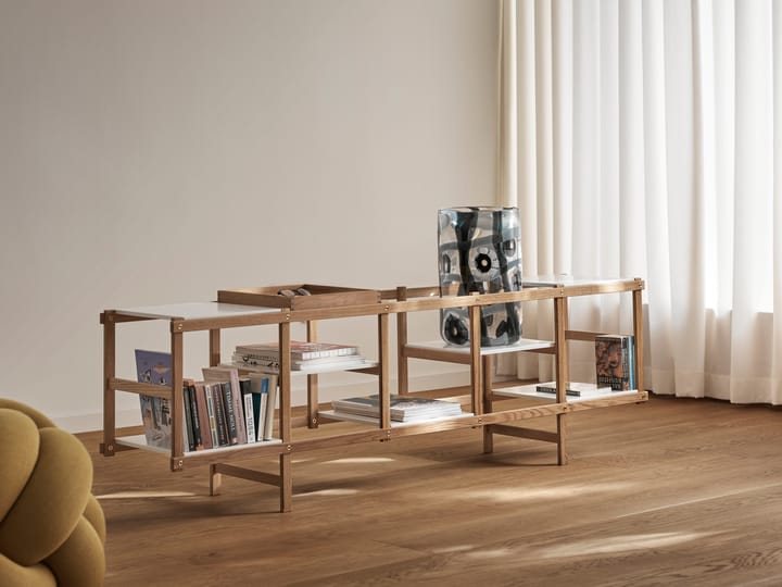 Χαμηλή ραφιέρα, Frame, Δρυς-λευκό Design House Stockholm