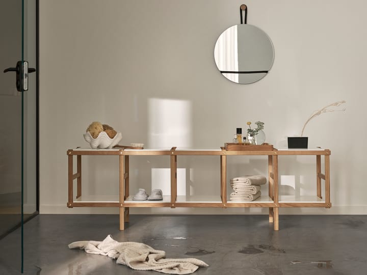 Χαμηλή ραφιέρα, Frame, Δρυς-λευκό Design House Stockholm