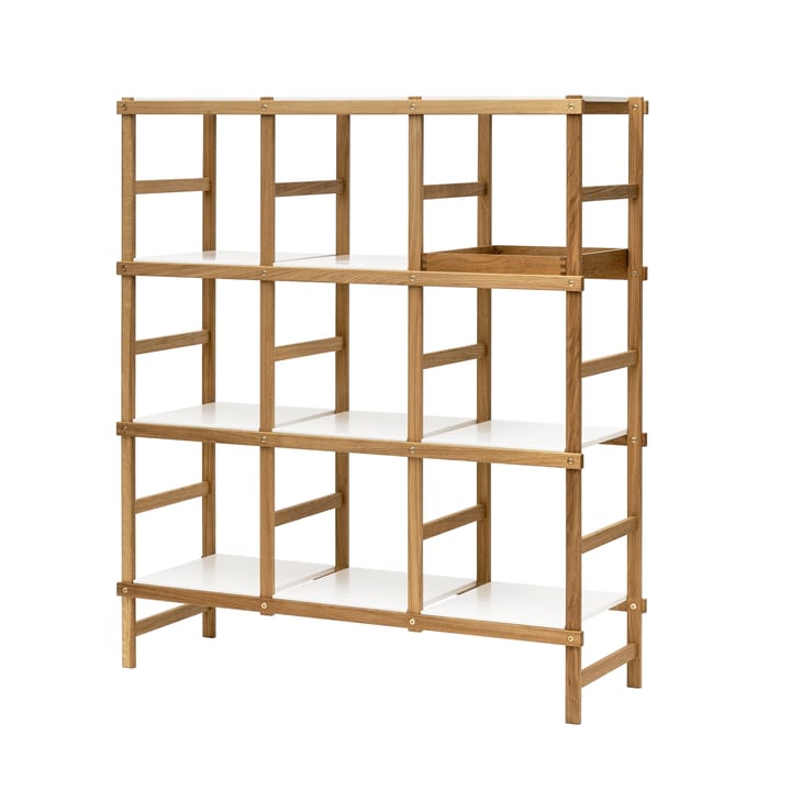 Frame ράφι ψηλό - δρυς-λευκό - Design House Stockholm