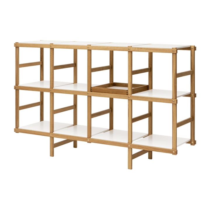 Frame ράφι M 154 cm - δρυς-λευκό - Design House Stockholm