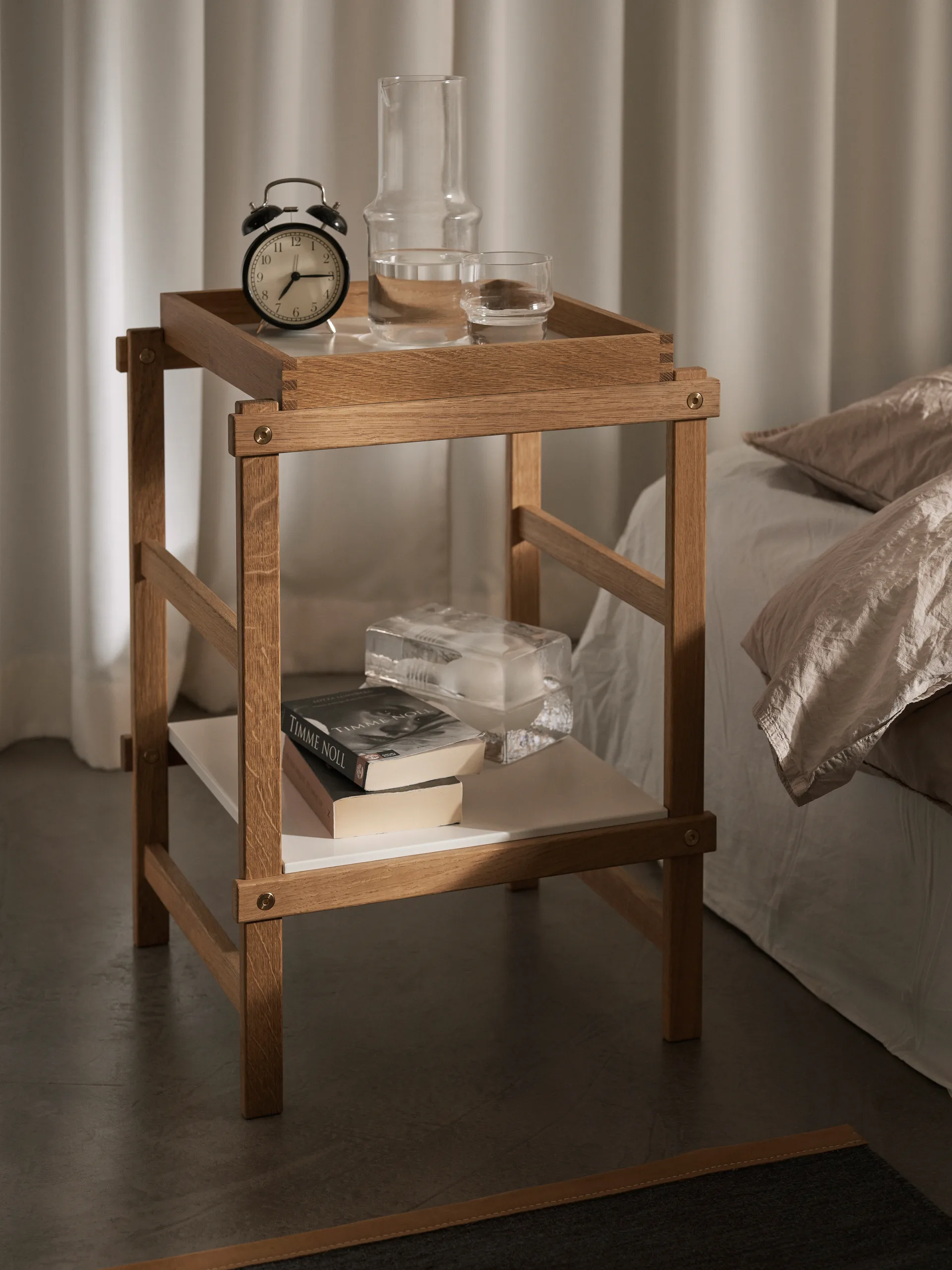 Frame ράφι S 58 cm, δρυς-λευκό Design House Stockholm
