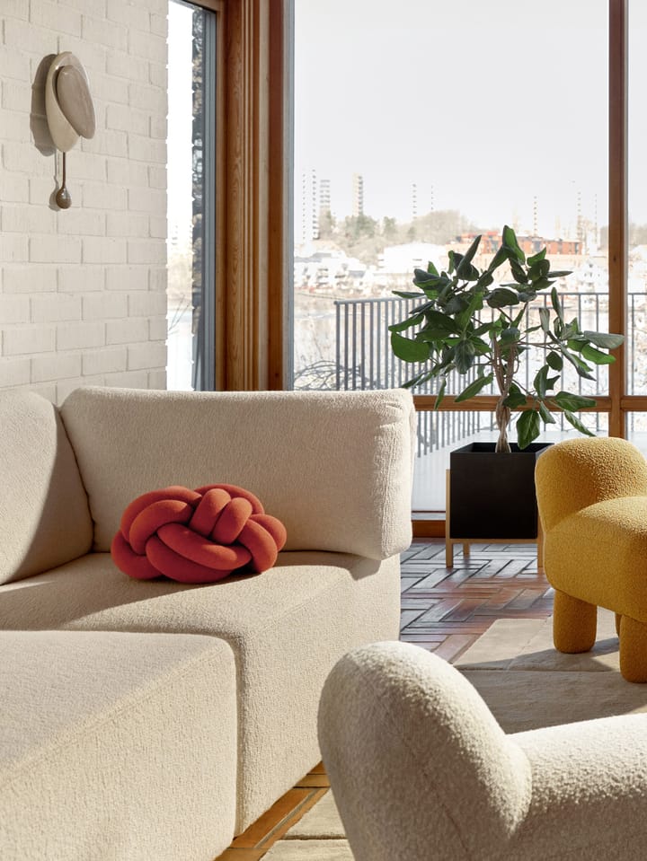 Knot μαξιλάρι ύπνου, Orange red Design House Stockholm