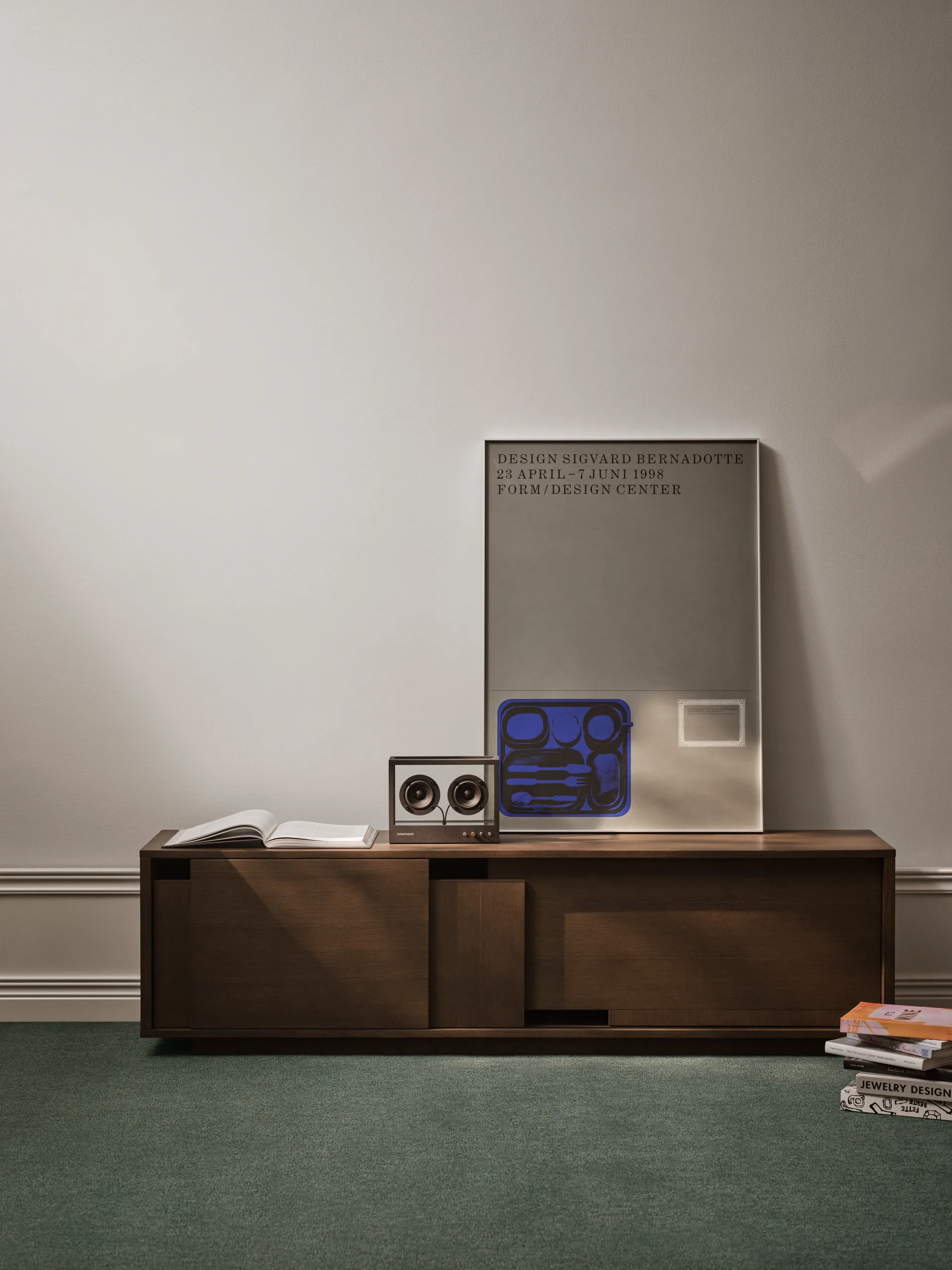 Μπουφές Layer  , Σκούρα βελανιδιά, 180x51 εκ. Design House Stockholm