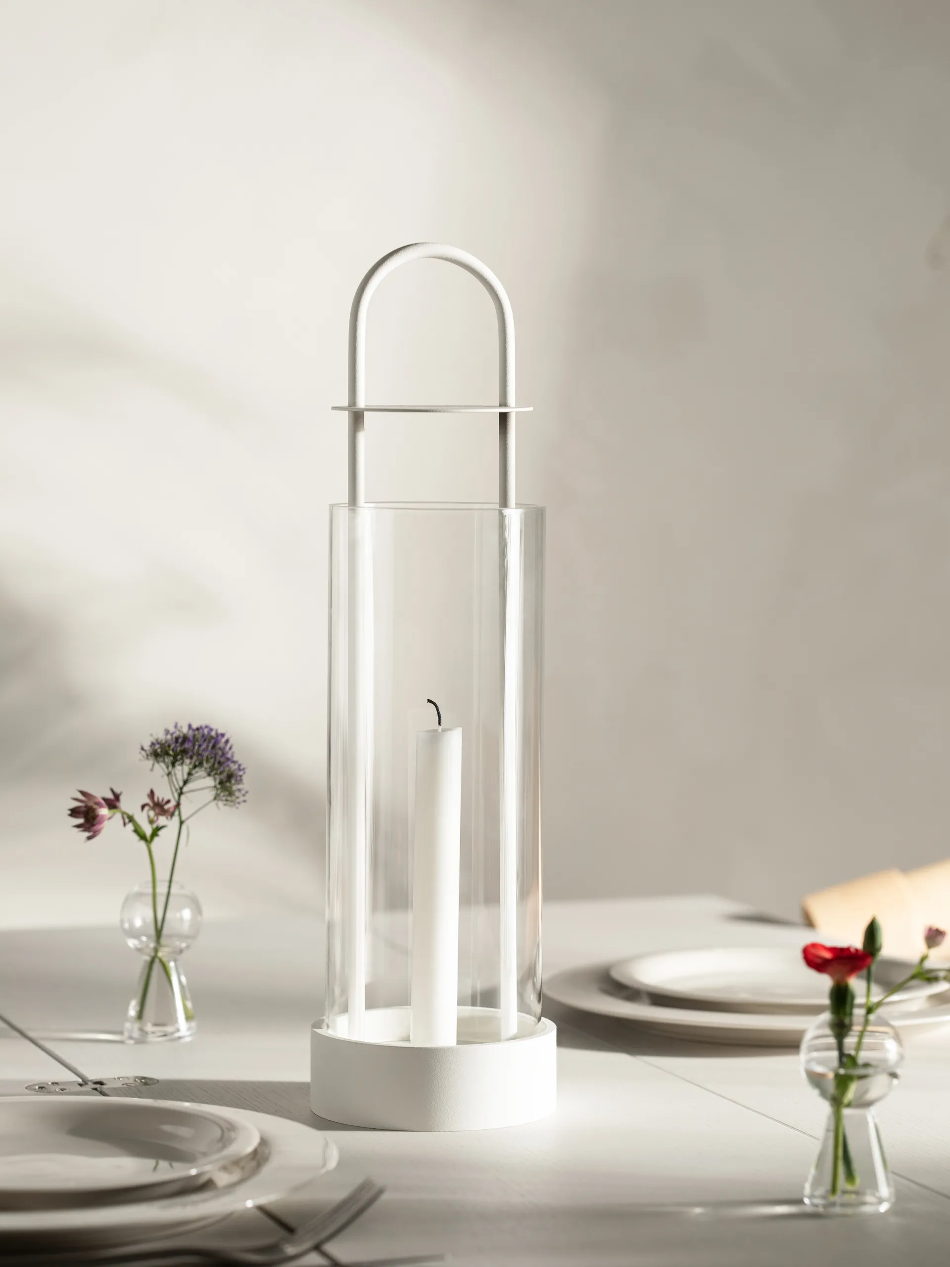 Lotus hurricane φανάρι, λευκό Design House Stockholm