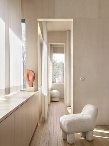 Lulu πουφ 36x65 εκ - Cream - Design House Stockholm