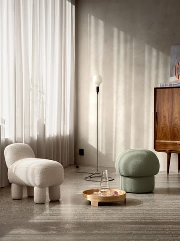 Lulu πουφ 36x65 εκ - Cream - Design House Stockholm