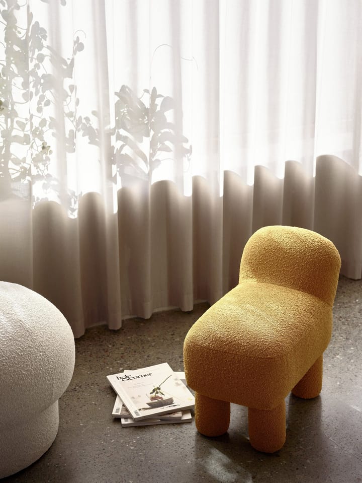 Lulu πουφ 36x65 εκ, Κίτρινο Design House Stockholm