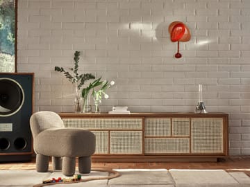 ρολόι τοίχου Mellow Clock - Red - Design House Stockholm