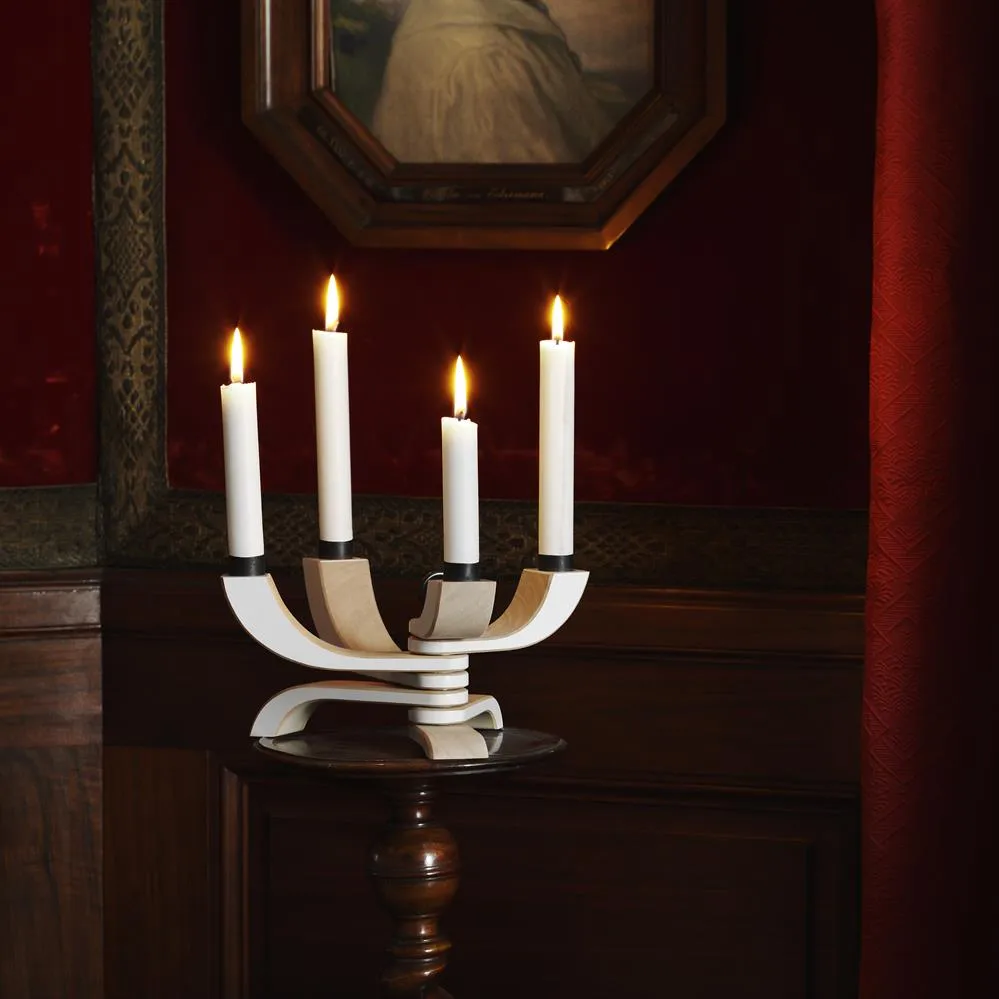 Nordic Light κηροπήγιο 4 βραχίονες, Άσπρο Design House Stockholm