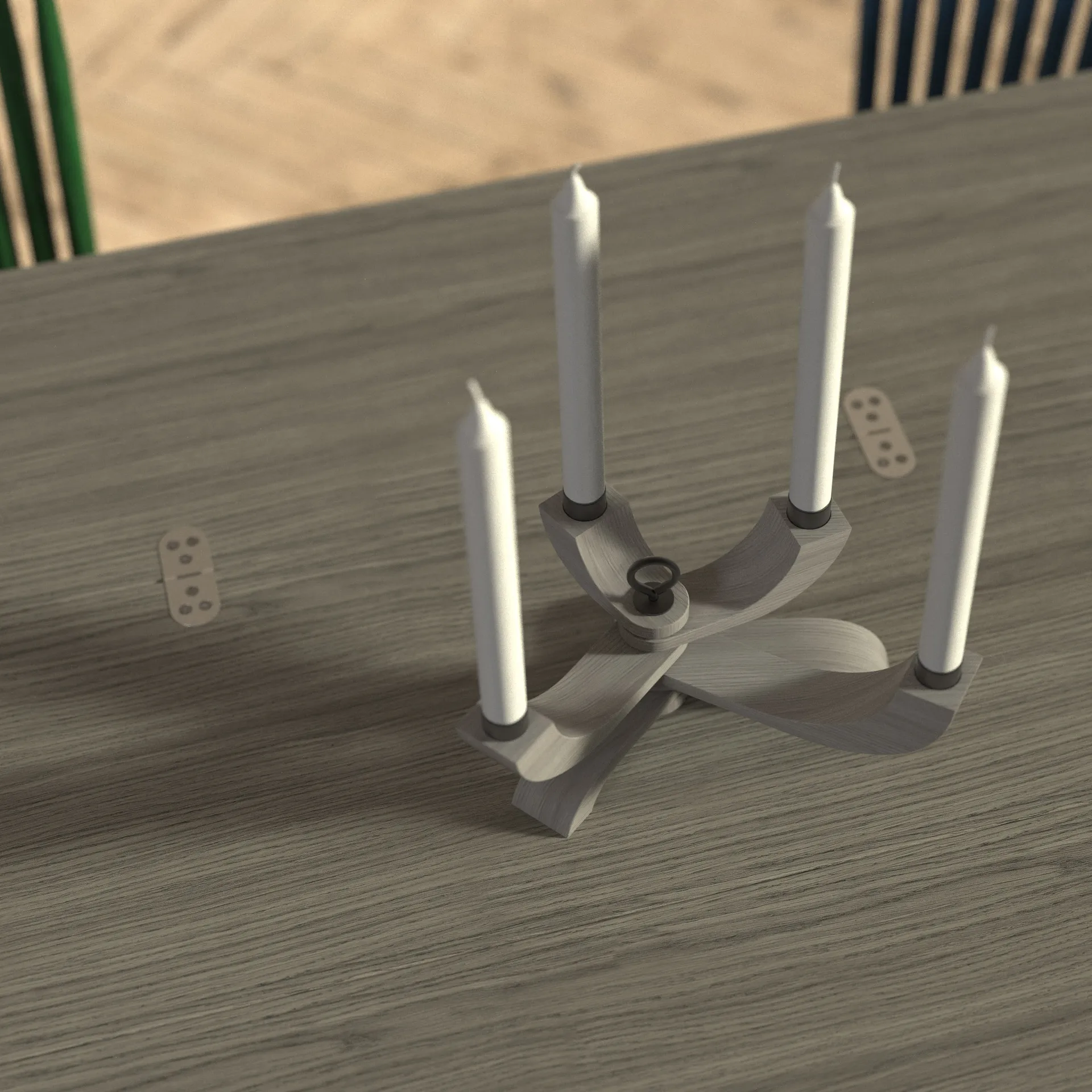 Κηροπήγιο Nordic light περιορισμένης έκδοσης, γκρι Design House Stockholm